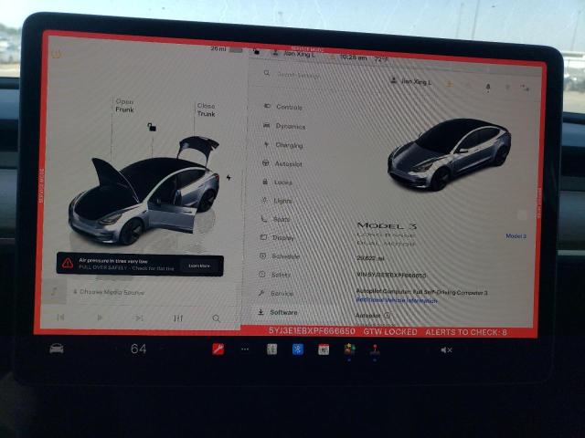 5YJ3E1EBXPF666650 Tesla MODEL 3