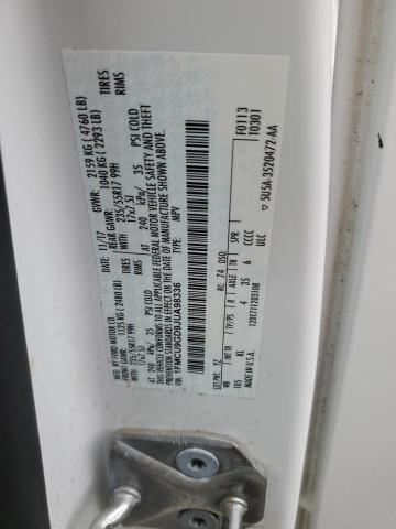 1FMCU9GD9JUA98336 Ford 1.5l gtdi sigma w/premium fuel