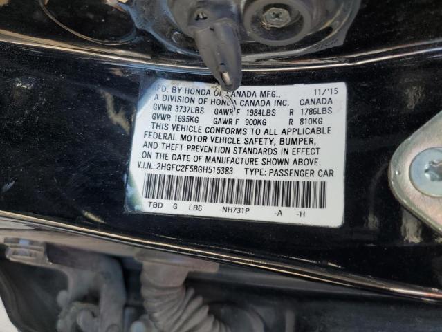 2HGFC2F58GH515383 Honda k20c2