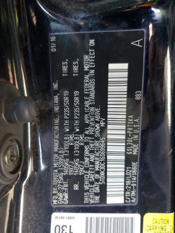 5TDXK3DC1GS699645 Toyota 2gr-fks