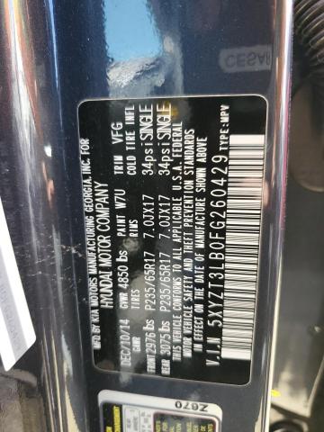 5XYZT3LB0FG260429 Hyundai dohc gdi theta ii