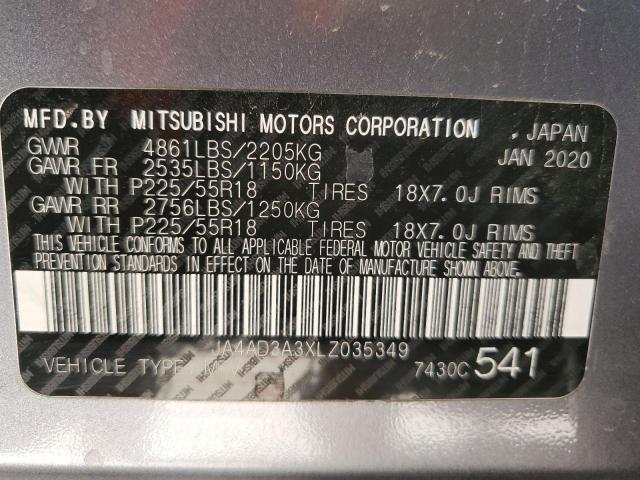 JA4AD3A3XLZ035349 Mitsubishi mivec