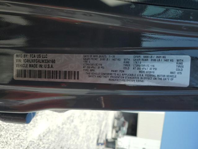 1C4HJXFG4LW334160 Jeep 2020