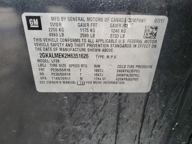2GKALMEK2H6351626 GMC TERRAIN SL