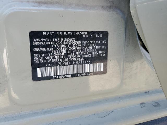 JF2GPACC9E8237733 Subaru 2.0l na