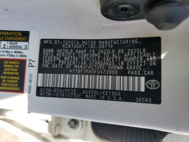 4T1BF1FK5FU473900 Toyota CAMRY LE