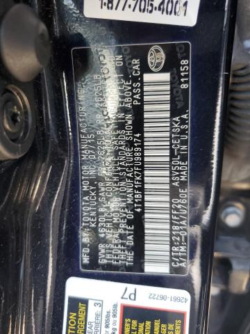 4T1BF1FK7FU989174 Toyota 2ar-fe