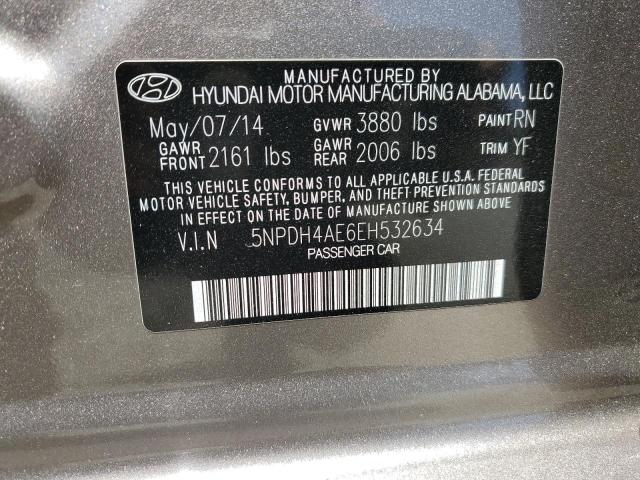 5NPDH4AE6EH532634 Hyundai dohc mpi nu