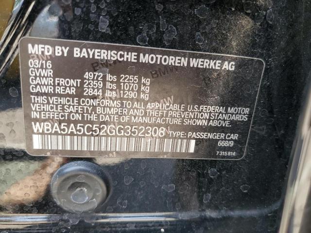 WBA5A5C52GG352308 BMW 2016