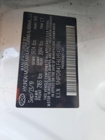 5NPD84LF6LH542096 Hyundai mpi nu