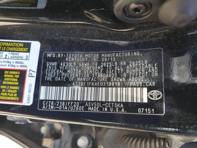 4T1BF1FK4EU318818 Toyota 2ar-fe