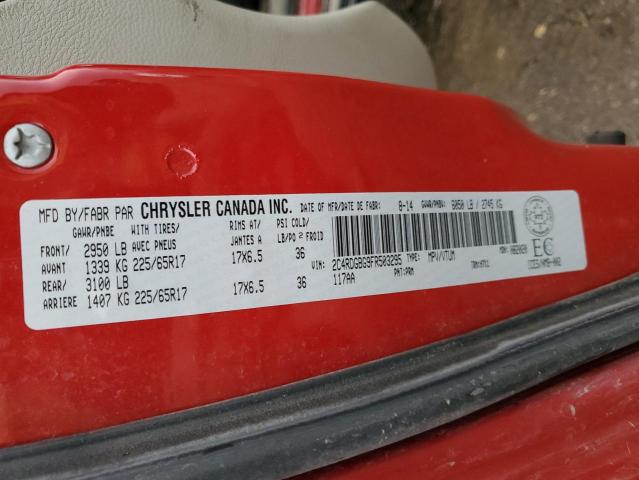 2C4RDGBG9FR503295 Dodge Grand Caravan