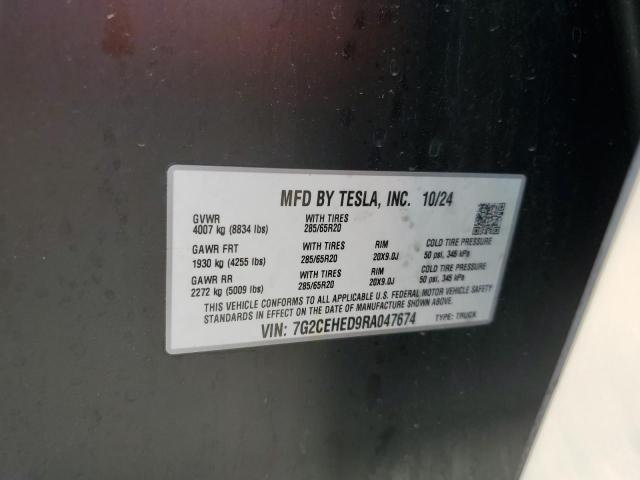 7G2CEHED9RA047674 Tesla Cybertruck