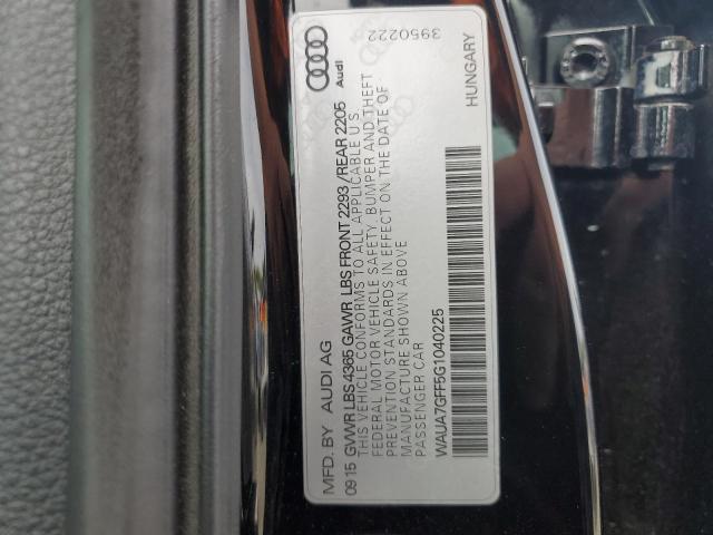 WAUA7GFF5G1040225 Audi 2016