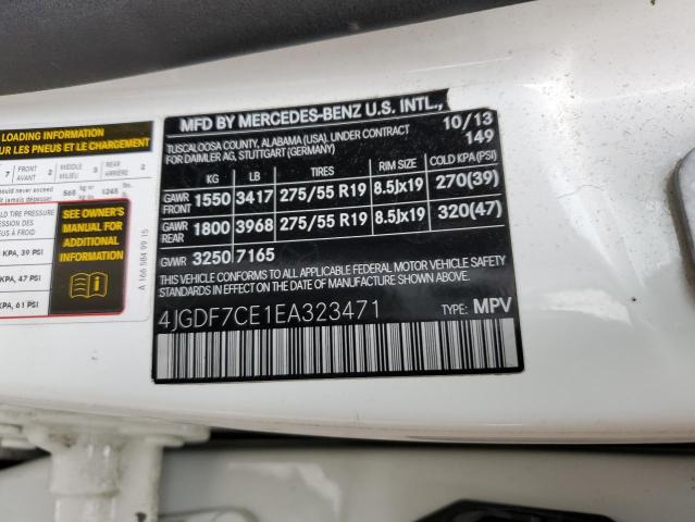 4JGDF7CE1EA323471 Mercedes-Benz GL 450 4MA