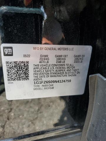 1G1FZ6S09N4124759 Chevrolet BOLT EUV P