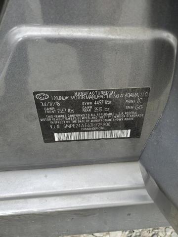 5NPE24AF6JH725908 Hyundai gdi theta-ii