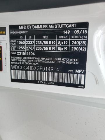 WDC0G4JBXGF014914 Mercedes-Benz m274