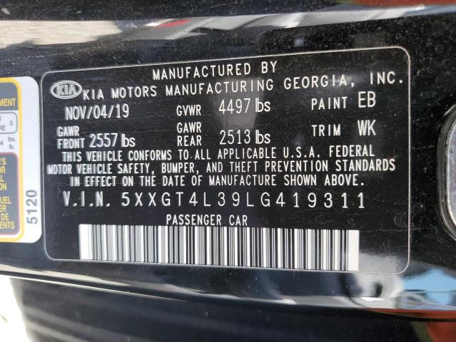 5XXGT4L39LG419311 KIA gdi