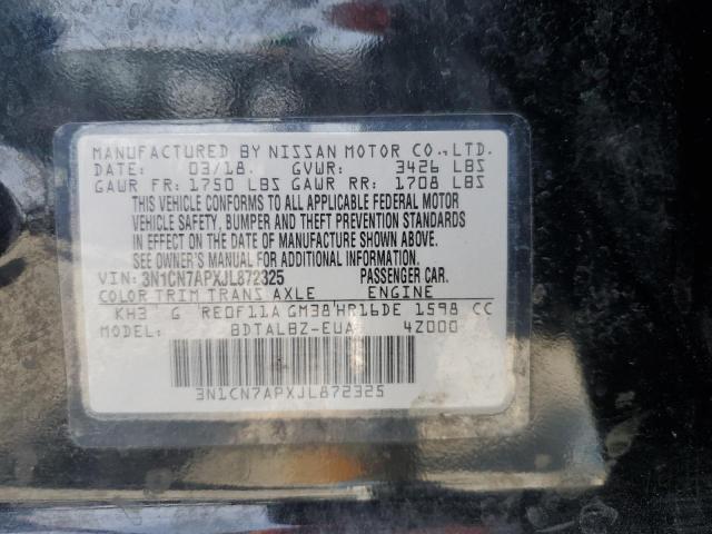 3N1CN7APXJL872325 Nissan 2018