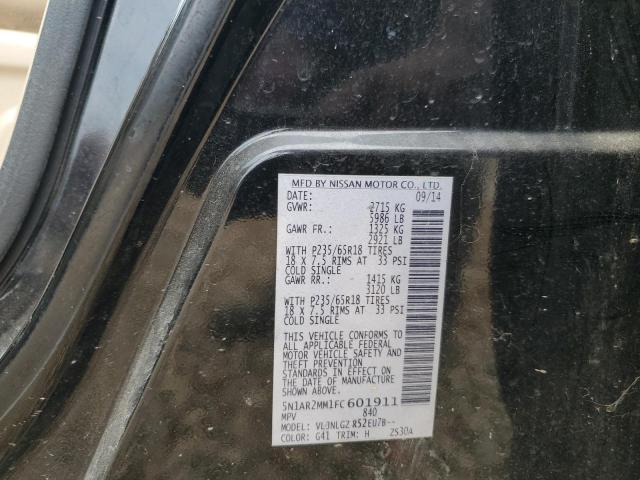 5N1AR2MM1FC601911 Nissan 2015