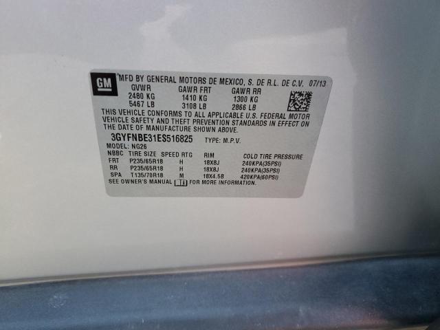 3GYFNBE31ES516825 Cadillac lfx - vvt, e85 max, aluminum