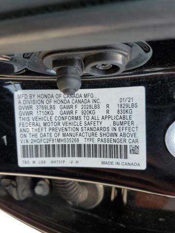 2HGFC2F81MH535268 Honda k20c2