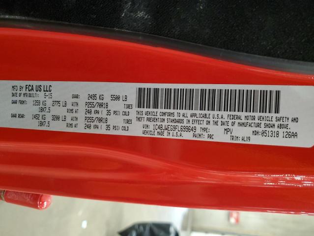 1C4BJWEG9FL699649 Jeep WRANGLER U