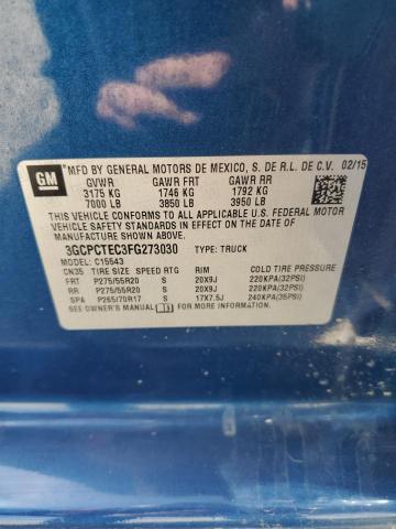 3GCPCTEC3FG273030 Chevrolet l83 - vvt, active fuel management, aluminum
