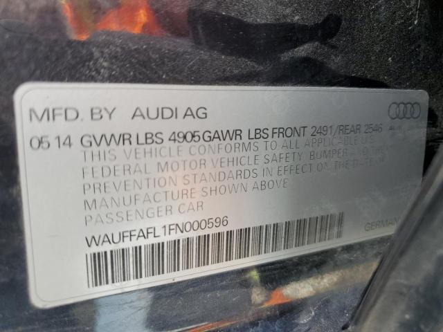 WAUFFAFL1FN000596 Audi flex fuel capable engine