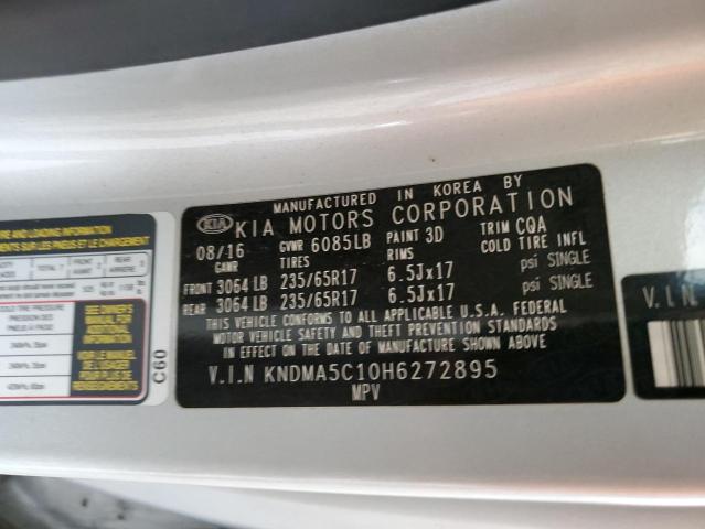 KNDMA5C10H6272895 KIA Sedona