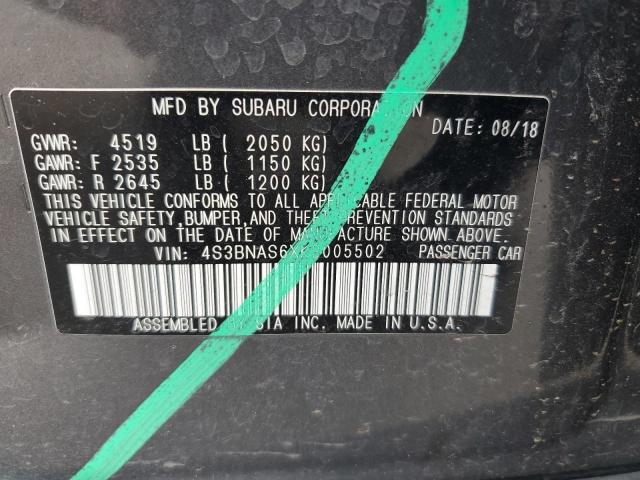 4S3BNAS6XK3005502 Subaru u5