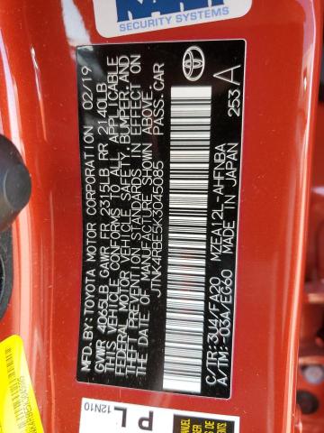 JTNK4RBE5K3045085 Toyota m20a-fks