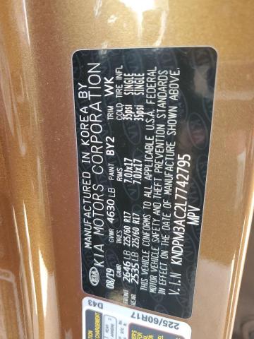 KNDPM3AC2L7742795 KIA SPORTAGE L