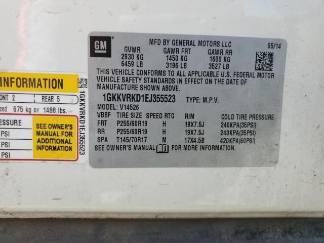 1GKKVRKD1EJ355523 GMC llt