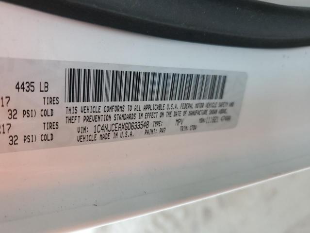 1C4NJCEAXGD633548 Jeep Compass