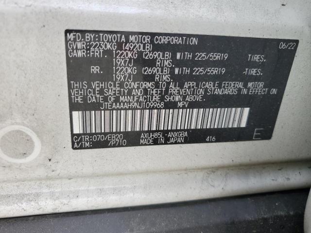 JTEAAAAH9NJ109968 Toyota a25a-fxs, 3nm+4nm