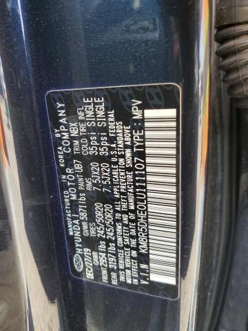 KM8R5DHE0LU111107 Hyundai gdi lambda ii