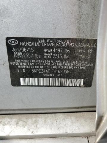 5NPE34AF1FH162058 Hyundai dohc gdi theta-ii