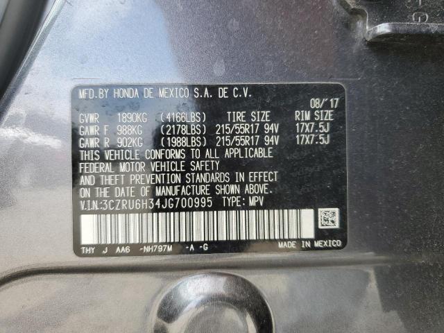 3CZRU6H34JG700995 Honda HR-V LX