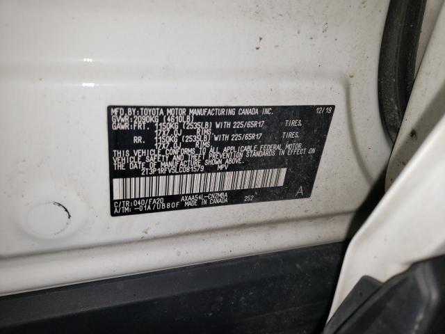 2T3P1RFV5LC081579 Toyota a25a-fks