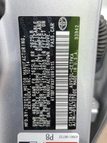4T1BF1FK6FU881015 Toyota 2ar-fe