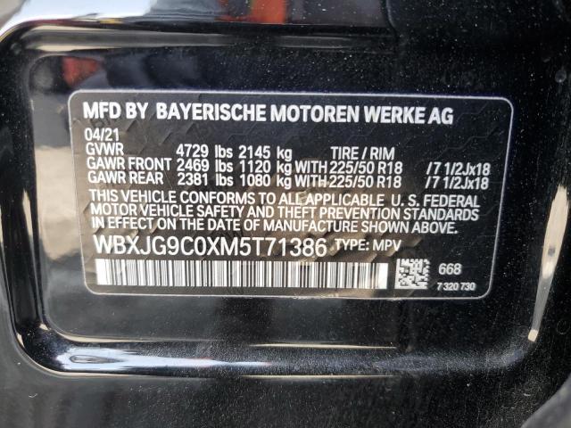 WBXJG9C0XM5T71386 BMW X1