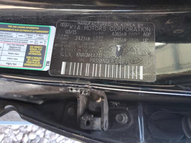 KNAGM4A74F5620574 KIA dohc gdi theta ii
