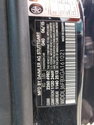 WDDLJ6FBXGA161021 Mercedes-Benz Cls 400