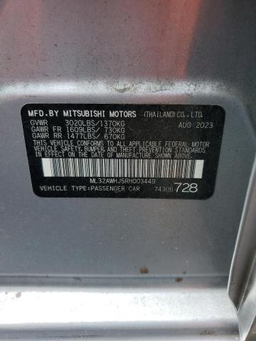 ML32AWHJ5RH003449 Mitsubishi MIRAGE SE