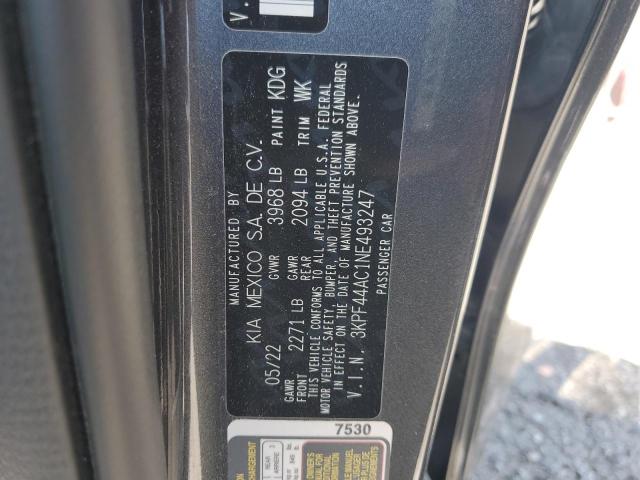 3KPF44AC1NE493247 KIA t-gdi gamma