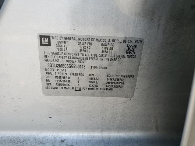 3GTU2MEC6GG250113 GMC SIERRA K15