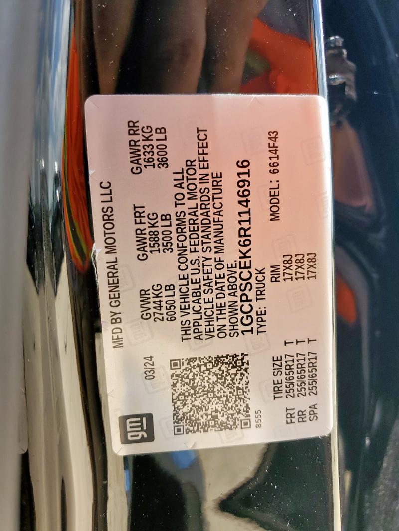 1GCPSCEK6R1146916 Chevrolet COLORADO L
