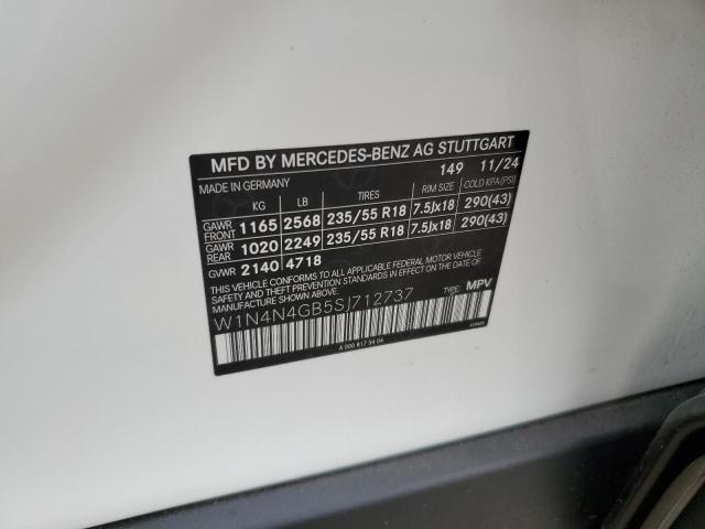 W1N4N4GB5SJ712737 Mercedes-Benz m260